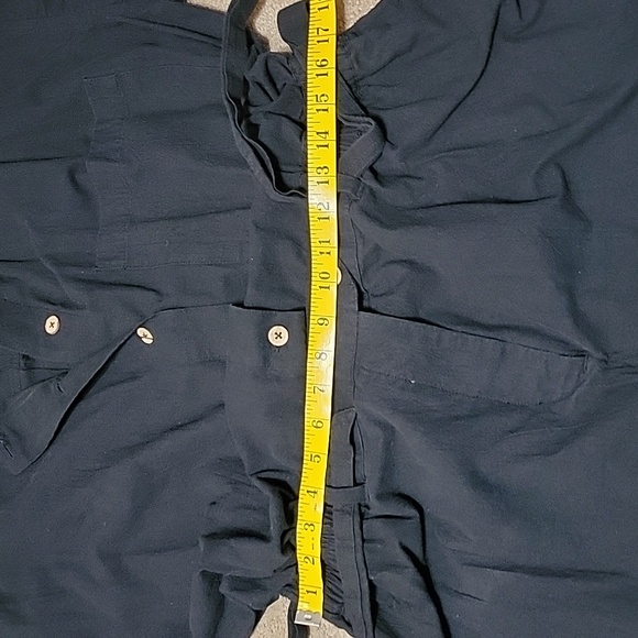 Free People Black Button-Up Romper - Picture 4 of 7